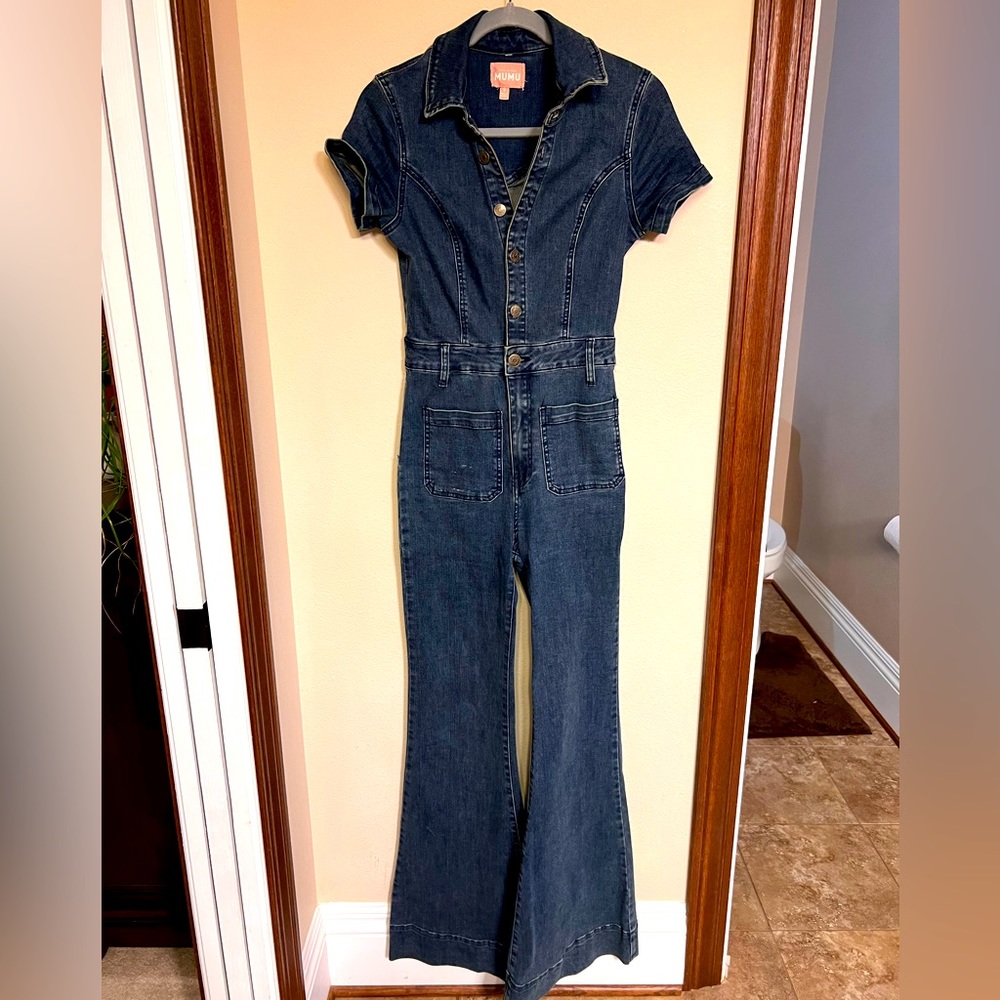 Mumu. Denim jumpsuit. Size Small.